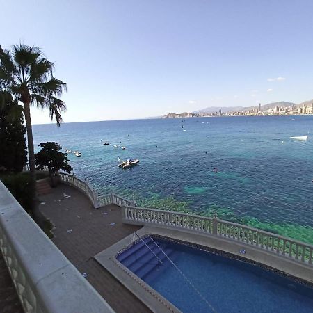 Estudio Primera Linea Con Acceso Privado Al Mar Бенідорм Екстер'єр фото