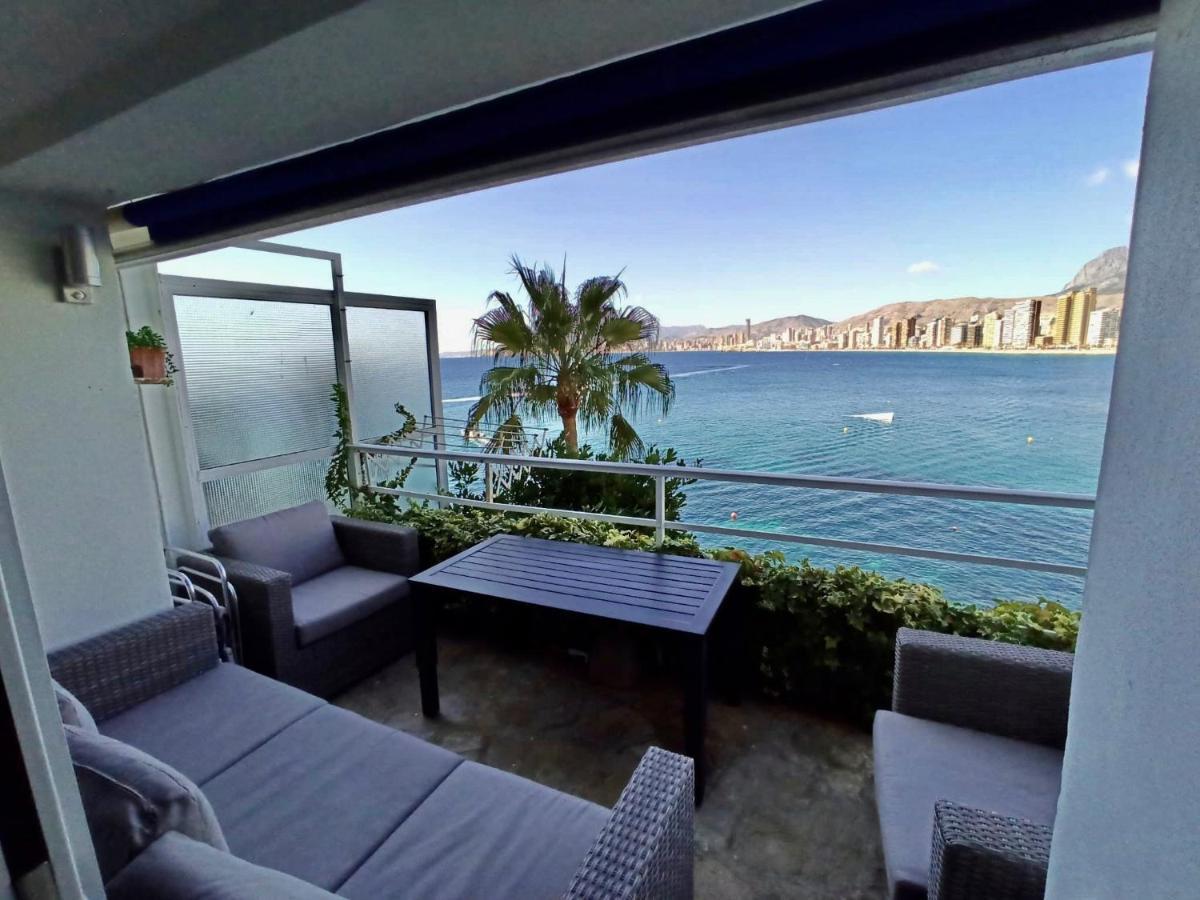 Estudio Primera Linea Con Acceso Privado Al Mar Бенідорм Екстер'єр фото