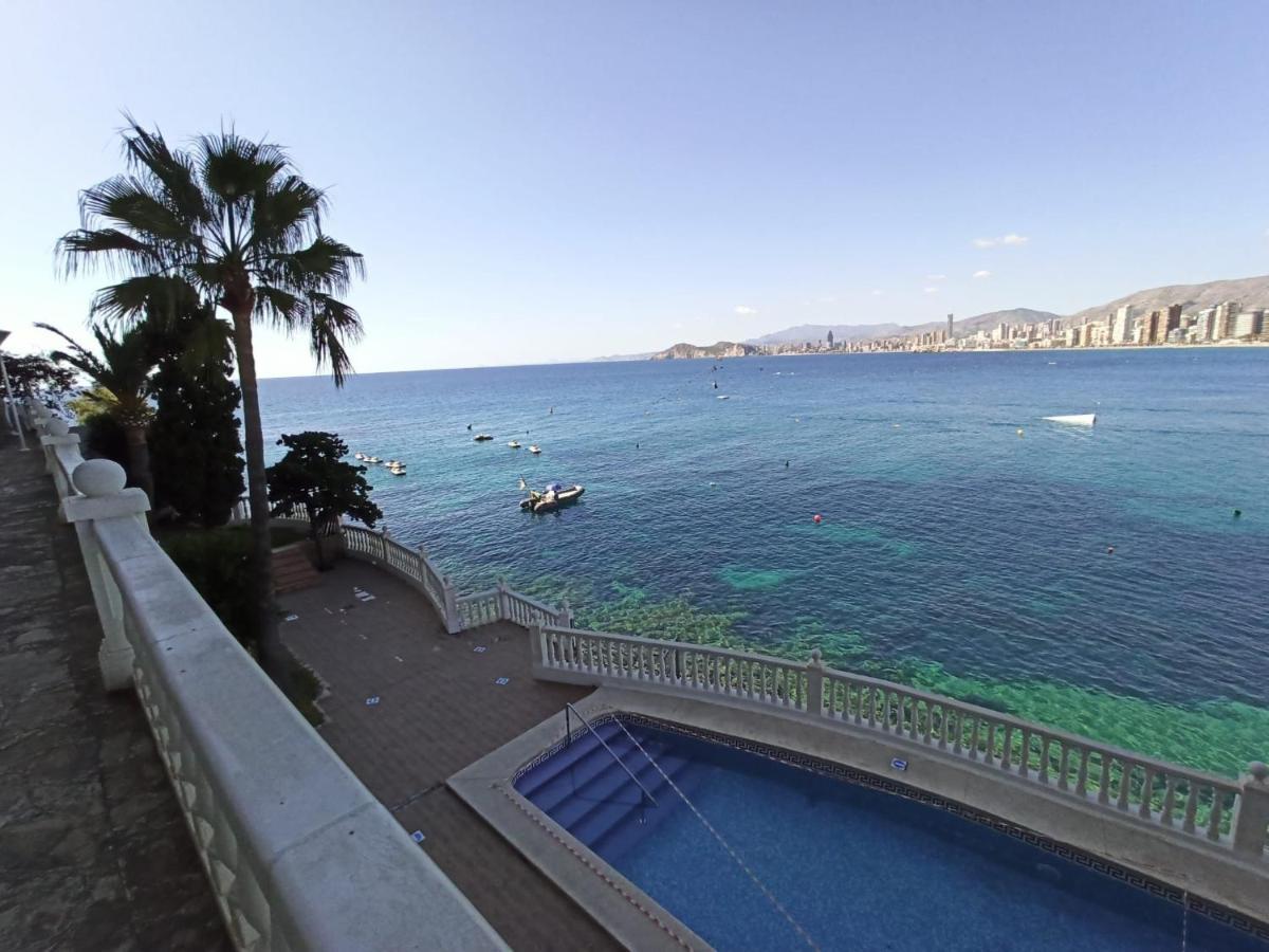 Estudio Primera Linea Con Acceso Privado Al Mar Бенідорм Екстер'єр фото