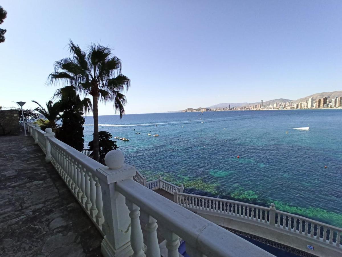 Estudio Primera Linea Con Acceso Privado Al Mar Бенідорм Екстер'єр фото